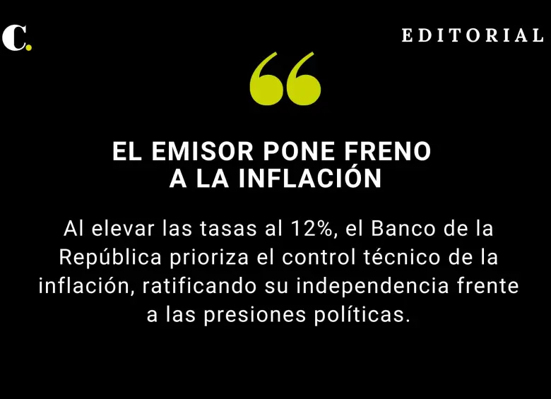 El emisor pone freno a la inflación