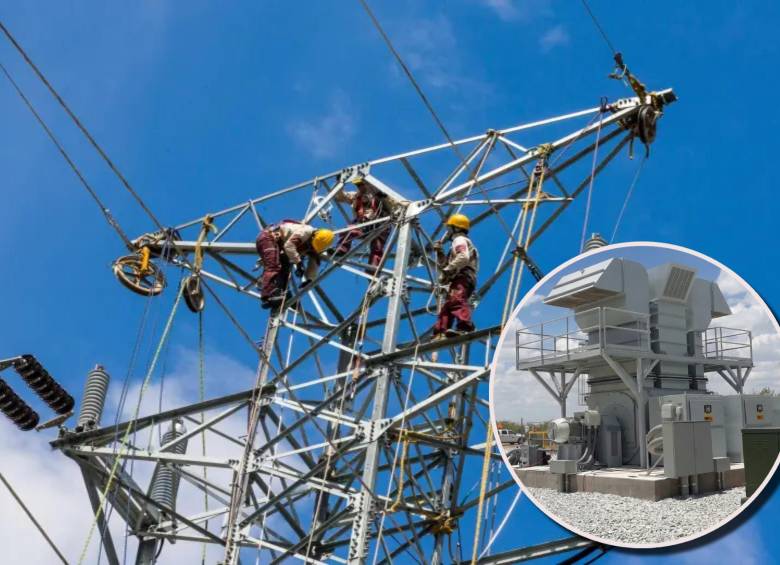 Con este proyecto, Colombia se convierte en el tercer país de América Latina en implementar compensadores síncronos, después de Brasil y Chile. FOTO: Archivo EL COLOMBIANO Jaime Pérez y cortesía