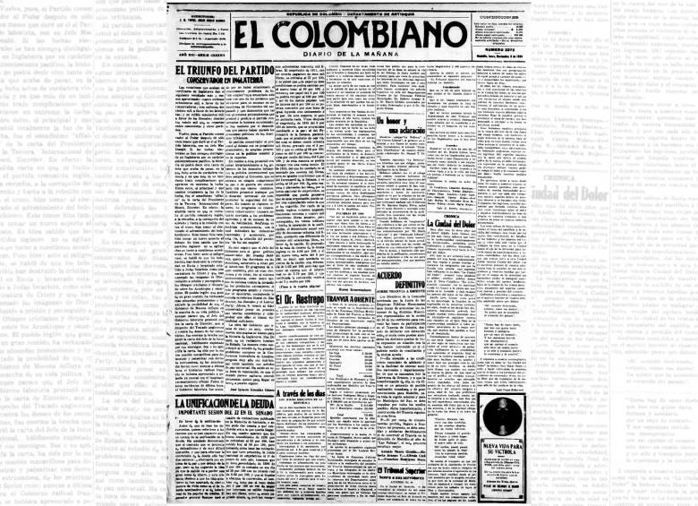 Un día como hoy 3 de noviembre