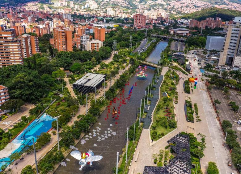 Los tramos A y B de Parques del Río que están terminados corresponden apenas a una de las seis fases que se trazó el proyecto inicialmente. Foto: Andrés Camilo Suárez Echeverry