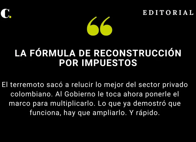 La fórmula de reconstrucción por impuestos