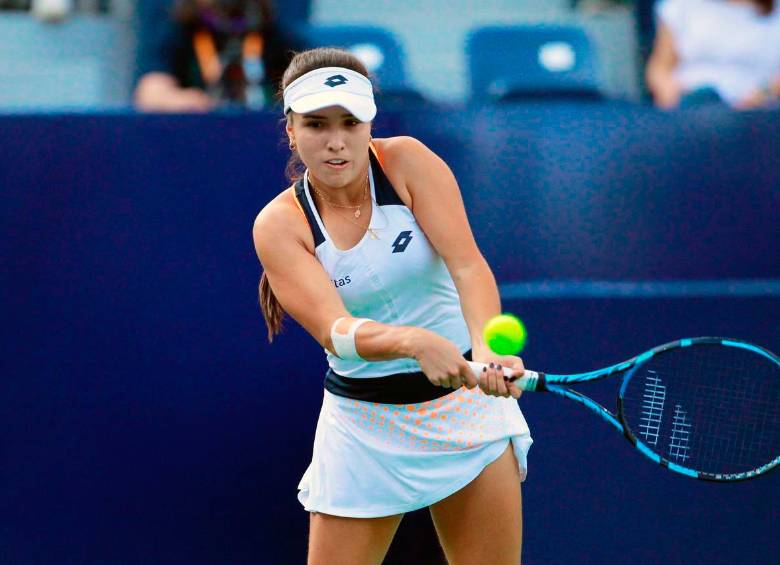 Camila Osorio espera entrar de nuevo al top-100 del ranking mundial. Es actualmente 115°. FOTO Cortesía