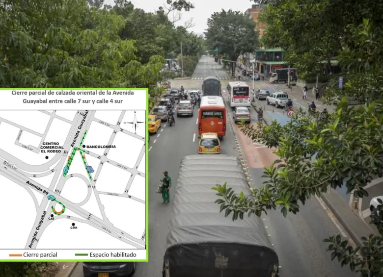 Uno de los tramos de la Avenida Guayabal. Foto: Andrés Camilo Suárez Echeverry