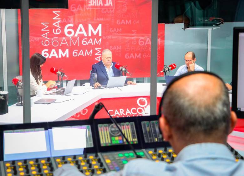 6AM Caracol se emitirá simultáneamente en la señal de Caracol Radio y por televisión en el Canal 1. FOTO cortesía x @6AMCaracol