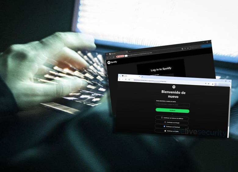 Estos son sitios web legítimos utilizados por ciberdelincuentes para alojar una página falsa que suplanta el popular servicio de streaming. FOTO AFP/cortesía ESET