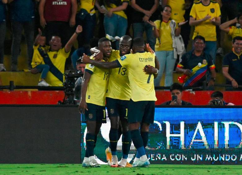 La selección ecuatoriana celebró un triunfo contundente sobre Bolivia. FOTO CONMEBOL