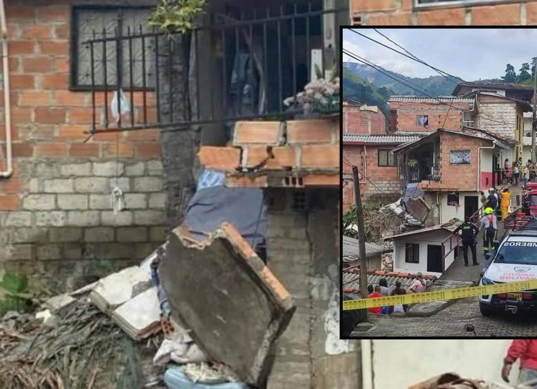 Así quedó la vivienda afectada ubicada en el barrio Obrero de Ciudad Bolívar. FOTO: Imagen tomada de redes