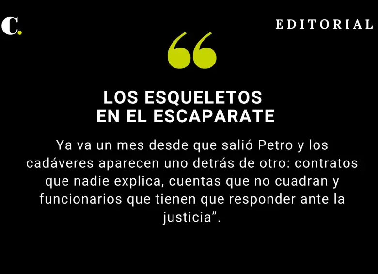 Los esqueletos en el escaparate