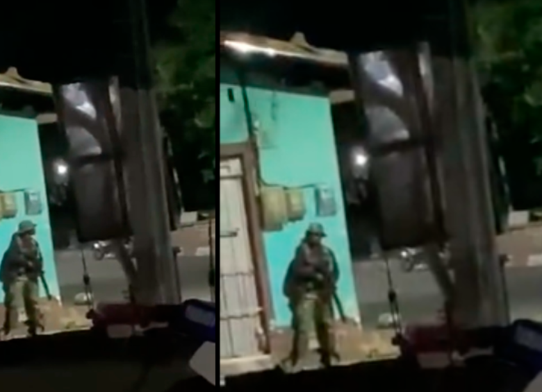 Los ilegales atacan con ráfagas de fusil. FOTOS CAPTURA DE PANTALLA 