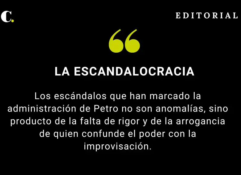 La escandalocracia
