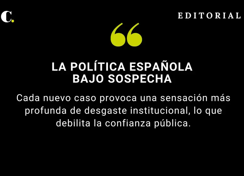 La política española bajo sospecha