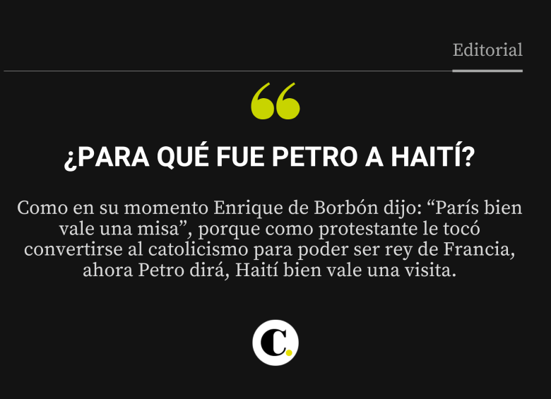 ¿Para qué fue Petro a Haití?