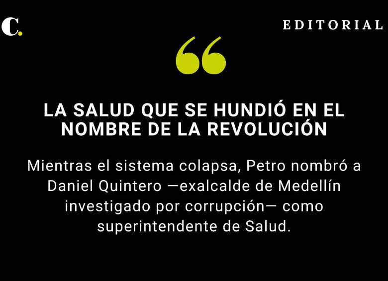 La salud que se hundió en el nombre de la revolución