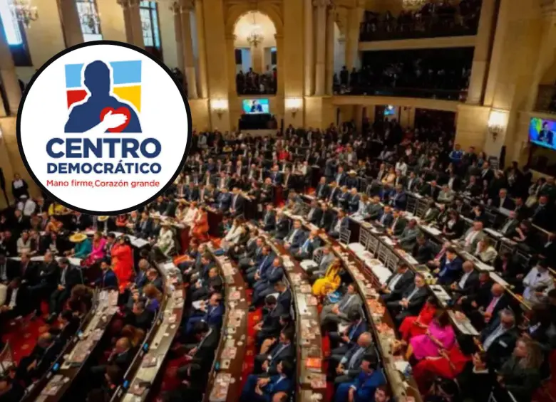 El Centro Democrático fue el principal partido de oposición durante el gobierno de Gustavo Petro. Foto: Colprensa.