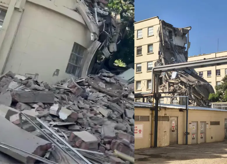 Crisis en hospitales de Cali tras el sismo: reportan daños en infraestructura y pacientes en riesgo. Foto: video redes sociales
