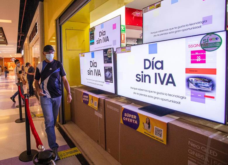 El Gobierno afirmó que el aumento de las ventas durante los días sin IVA estaría más relacionado con otro tipo de instrumentos que nacen de los comerciantes para estimular su actividad FOTO: CARLOS VELÁSQUEZ