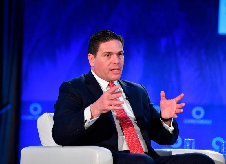 Pinzón es un político y economista bogotano, fue ministro de Defensa entre 2011 y 2015 y embajador en EE. UU. en dos periodos (2015-17 y 2021-22). FOTO AFP