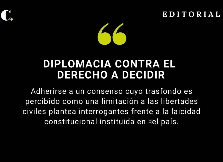 Diplomacia contra el derecho a decidir