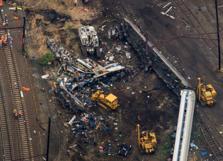 El accidente ferroviario se registró el 3 de febrero pasado y obligó a ejecutar una evacuación en una zona de 3 kilómetros. FOTO CORTESÍA