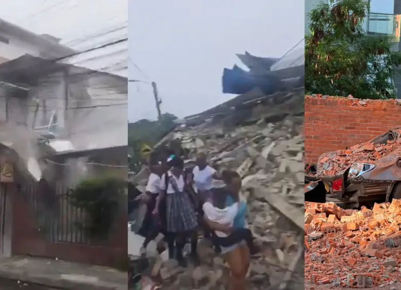 Así golpeó el sismo a Quibdó: reportan heridos y daños en edificaciones. Foto: redes sociales 