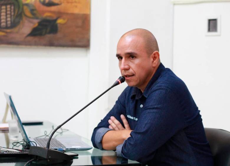 Luis Giovanny Arias Tobón será el alcalde encargado de Bello hasta que se designe un nuevo mandatario mediante una terna. FOTO: CORTESÍA - CONCEJO DE BELLO