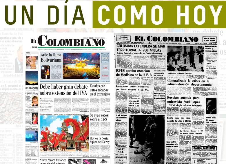 Un día como hoy 13 de agosto