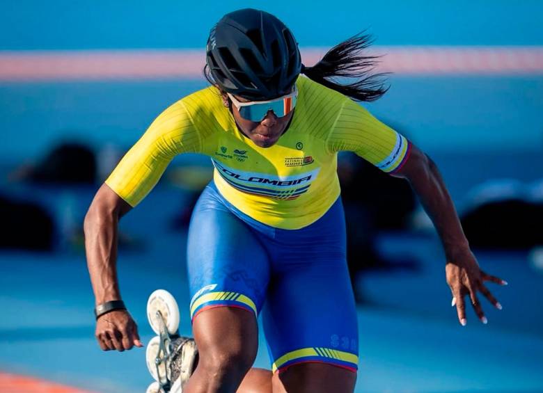 La patinadora vallecaucana es una de las mejores corredoras de ese deporte en nuestro país. Foto: tomada del Instagram de @worldskategames