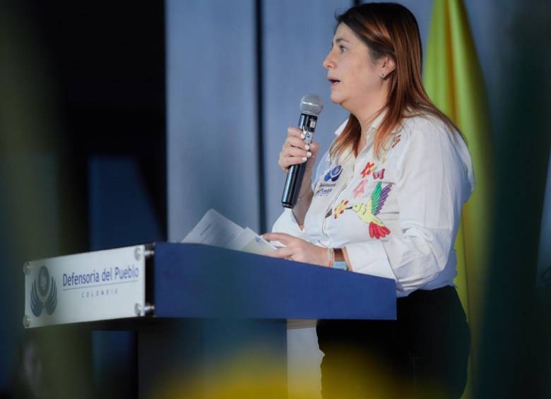 La defensora del Pueblo, Iris Marín. FOTO: Tomada de redes sociales de @DefensoriaCol