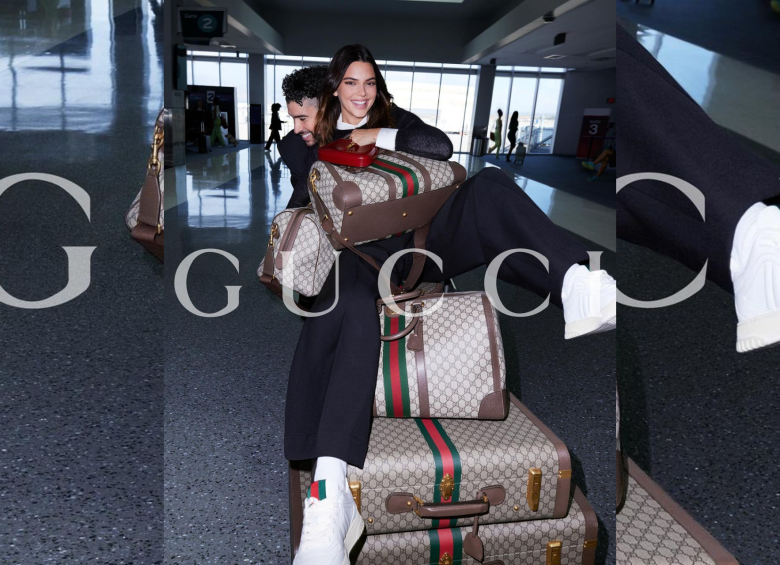 Una de las imágenes de la campaña de Gucci Valigeria que invita a los viajes con elegancia. FOTO: Instagram @Gucci / Anthony Seklaoui. 