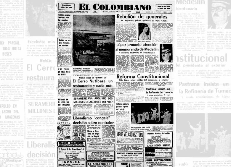 Un día como hoy 27 de agosto
