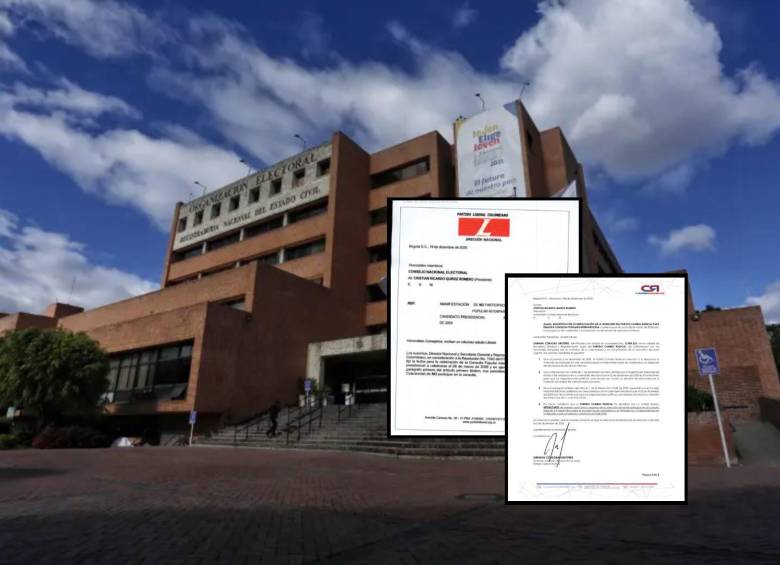 Tres partidos ya se bajaron de las consultas interpartidistas del mes de marzo. Podría sumarse otra colectividad. Fotos: Colprensa y cortesía Partido Liberal y Cambio Radical