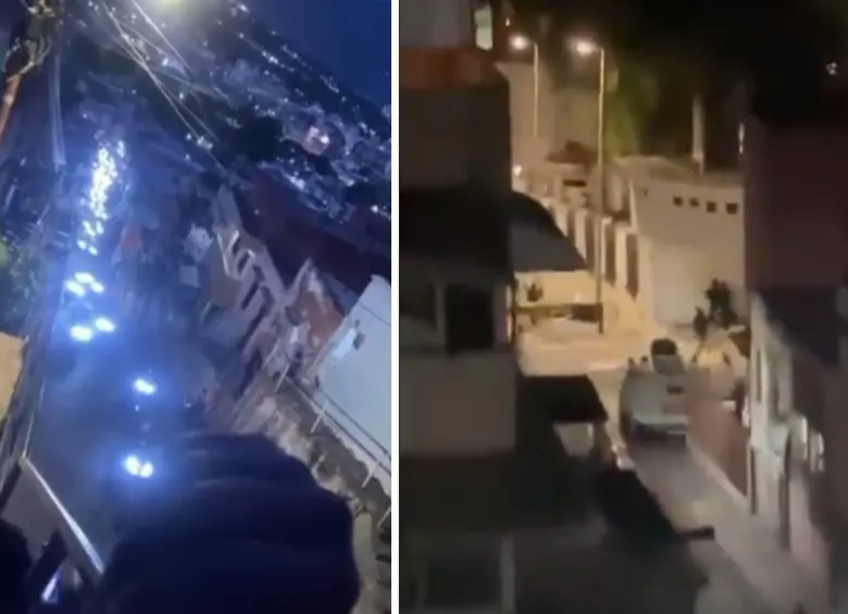 Reportan disparos (5 de enero) en cerca al Palacio de Miraflores en Venezuela, según reportan en redes sociales. FOTOS: Capturas de video 