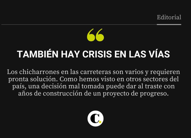 También hay crisis en las vías