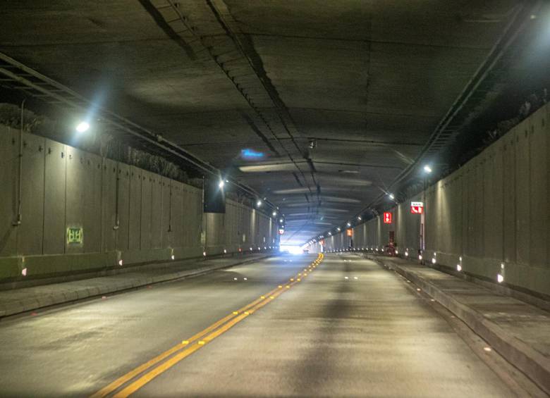 El accidente se presentó dentro del túnel. Foto: Juan Antonio Sánchez