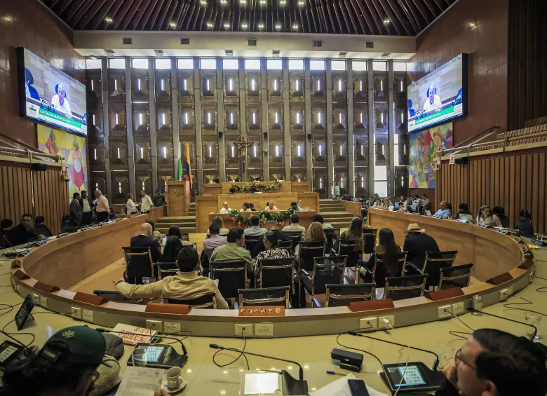 Fotografía de referencia de una sesión en la Asamblea departamental. Foto: Andrés Camilo Suárez Echeverry.