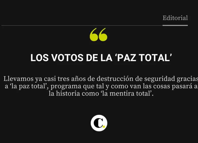 Los votos de la ‘paz total’
