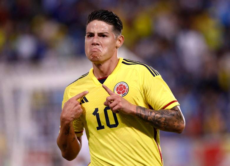 James Rodríguez, de 32 años de edad, viene aportando calidad en la Selección. FOTO: GETTY