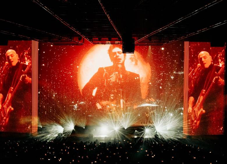 Así se vio el show de Soda Stereo en Bogotá. FOTO Cortesía Manuela Uribe