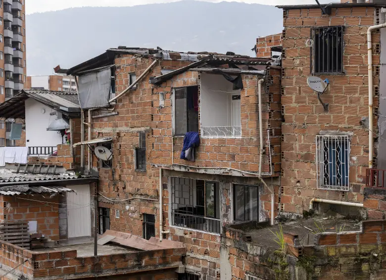 Imagen de algunas de las viviendas que debieron ser evacuadas por las autoridades. Foto: Andrés Camilo Suárez Echeverry