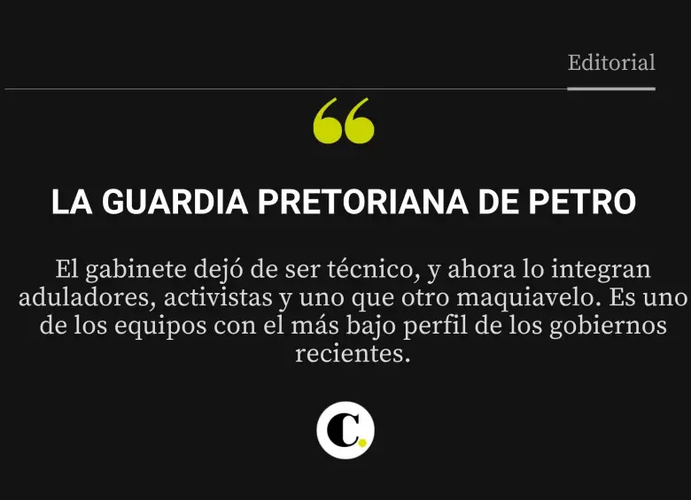 La guardia pretoriana de Petro