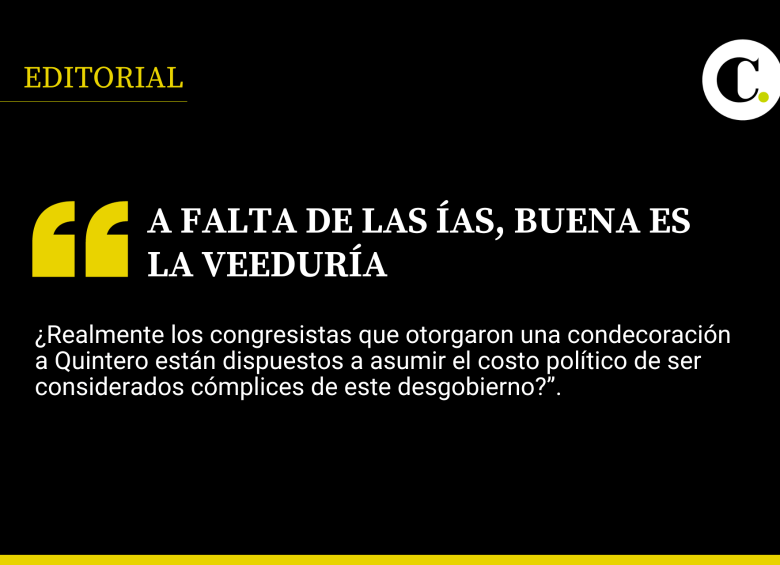 A falta de las Ías, buena es la Veeduría