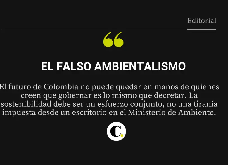 El falso ambientalismo