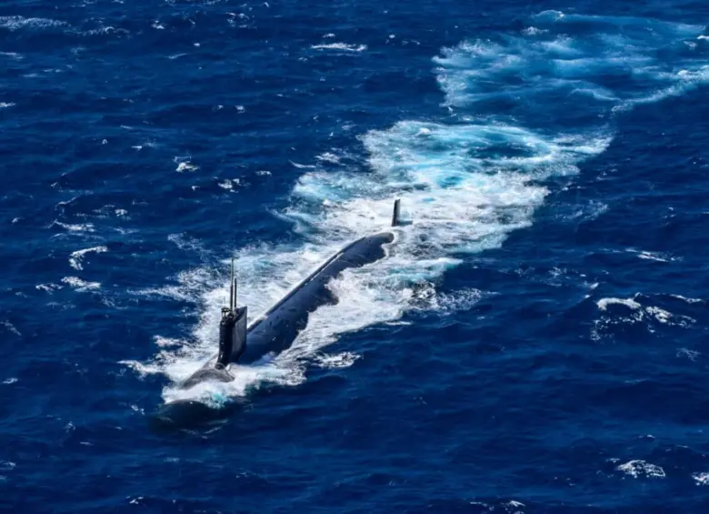 Uno de los submarinos enviados por Trump. FOTO: AFP
