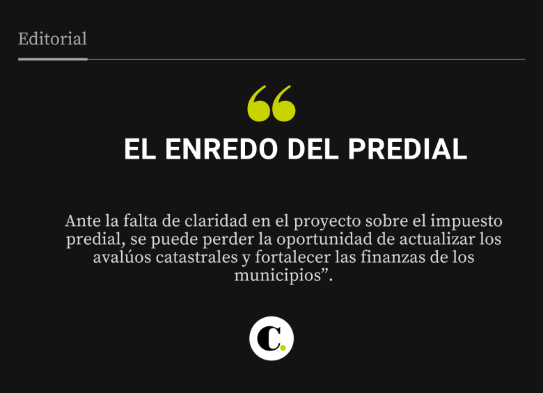 El enredo del predial