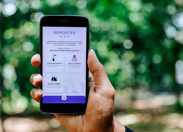 ReportesMED es la evolución de HuecosMed, una aplicación creada en 2012. FOTO: CORTESÍA DE LA ALCALDÍA.