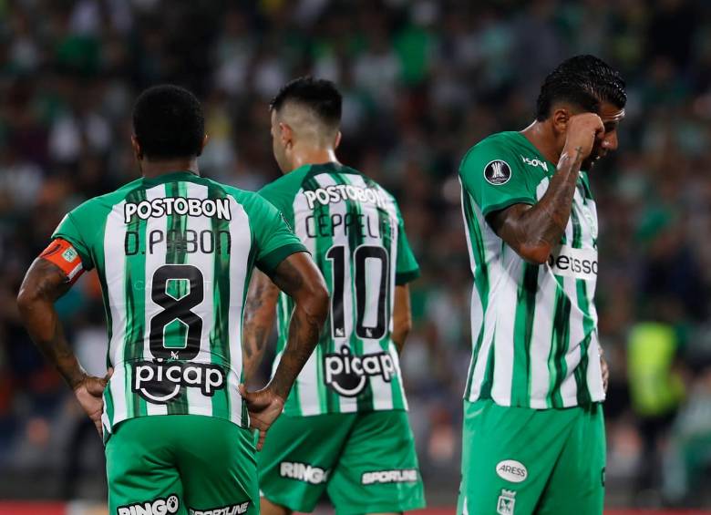 El cuadro antioqueño quedó eliminado de la Copa Libertadores en fase previa tras perder 0-3 en el Atanasio Girardot. FOTO Jaime Pérez