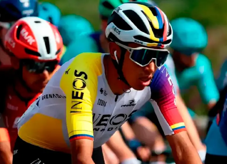 Egan Bernal es el mejor colombiano en la Clasificación General del Giro de Italia 2025. FOTO: AFP 