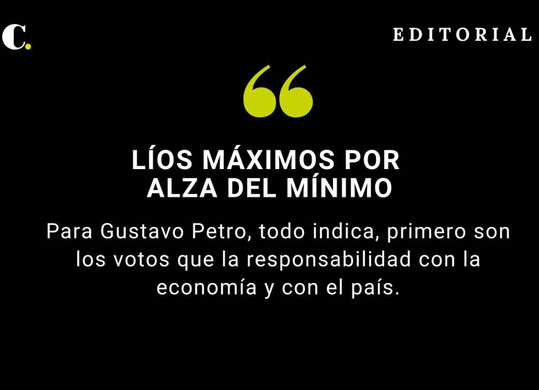 Líos máximos por alza del mínimo