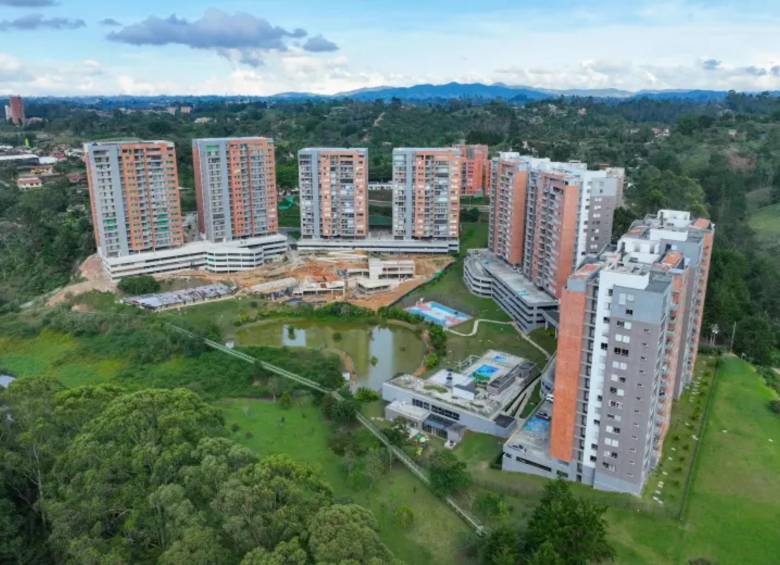 Un modelo de vivienda sostenible en Antioquia. FOTO: Archivo El Colombiano / Jaime Pérez