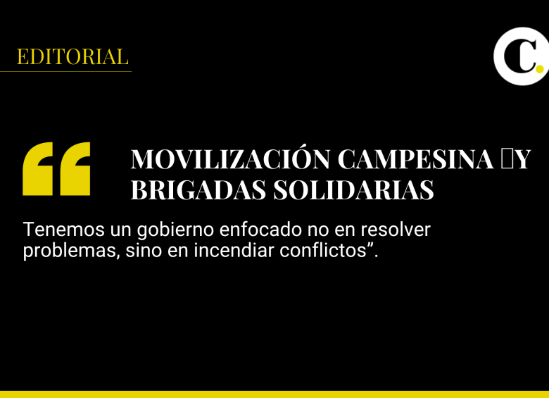 Movilización campesina y brigadas solidarias